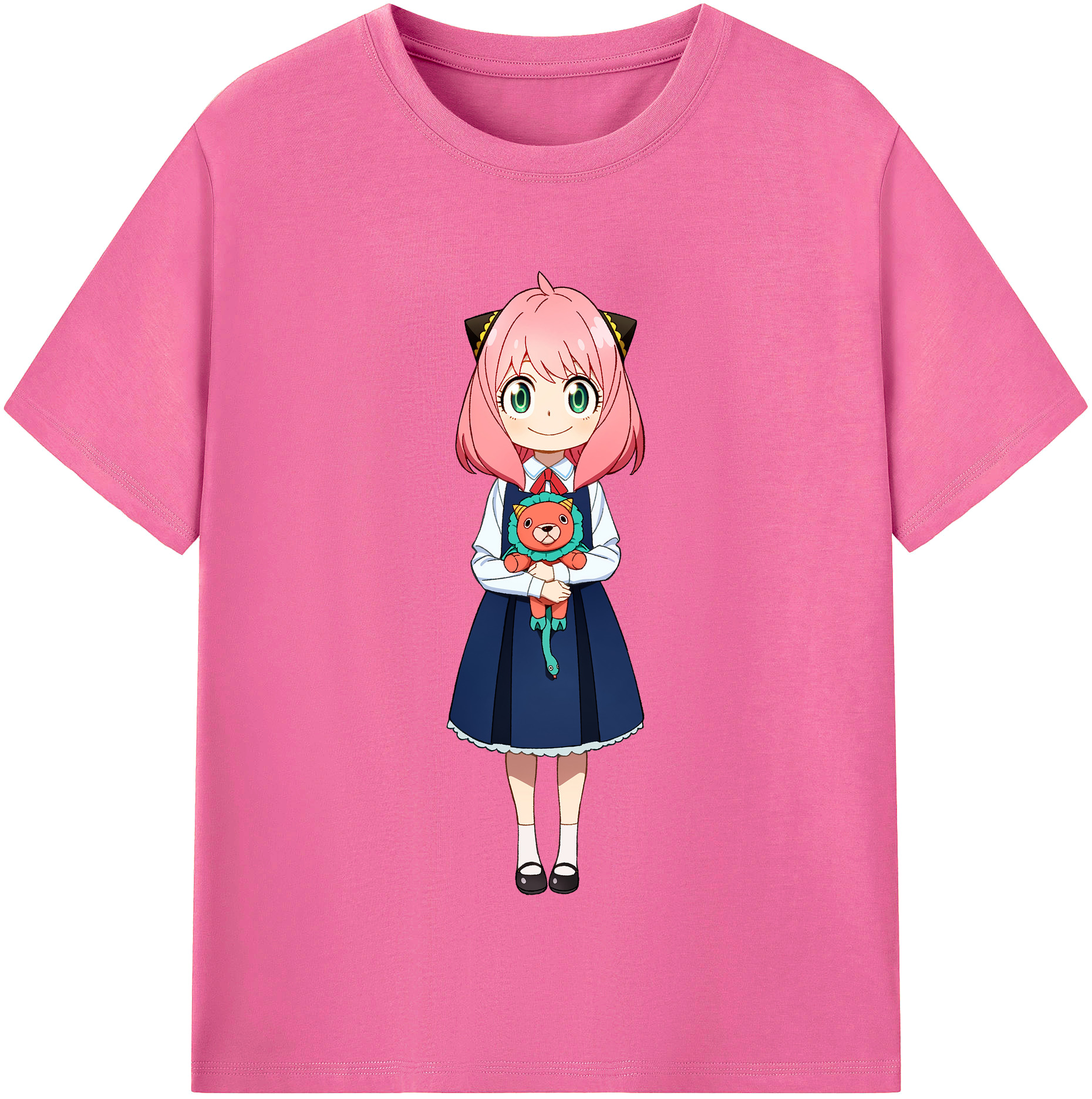 （画像用） SPY×FAMILY间谍家家酒 レディースカジュアルプリントTシャツ（綿100％）